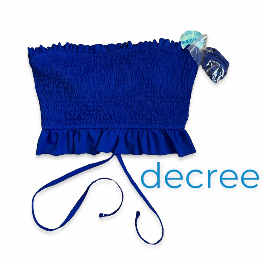 ⤵️🆕 Decree Removable Straps Midkini Swimsuit Top  Plus